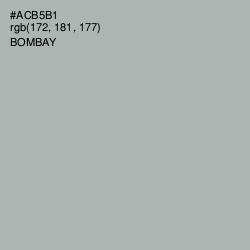 #ACB5B1 - Bombay Color Image