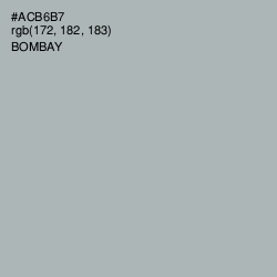 #ACB6B7 - Bombay Color Image
