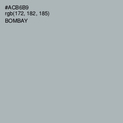 #ACB6B9 - Bombay Color Image