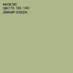 #ACB78C - Swamp Green Color Image