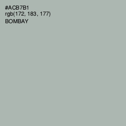 #ACB7B1 - Bombay Color Image