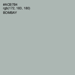 #ACB7B4 - Bombay Color Image