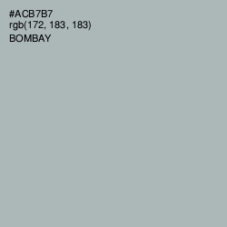 #ACB7B7 - Bombay Color Image