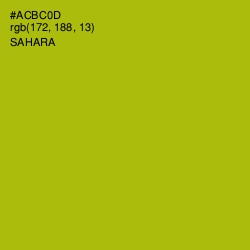 #ACBC0D - Sahara Color Image