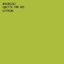 #ACBC3C - Citron Color Image