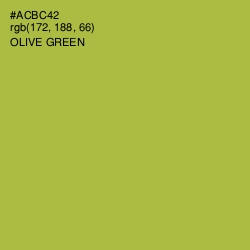 #ACBC42 - Olive Green Color Image