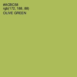#ACBC58 - Olive Green Color Image