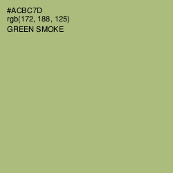 #ACBC7D - Green Smoke Color Image