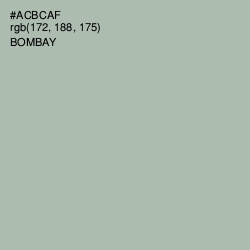 #ACBCAF - Bombay Color Image