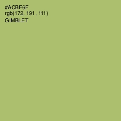 #ACBF6F - Gimblet Color Image