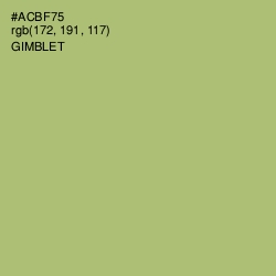 #ACBF75 - Gimblet Color Image