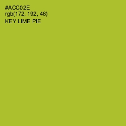 #ACC02E - Key Lime Pie Color Image