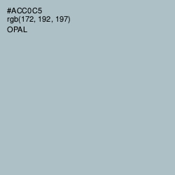 #ACC0C5 - Opal Color Image