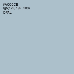 #ACC0CB - Opal Color Image