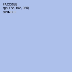 #ACC0EB - Spindle Color Image