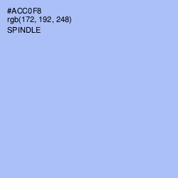 #ACC0F8 - Spindle Color Image