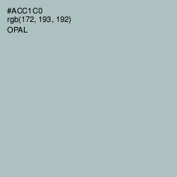 #ACC1C0 - Opal Color Image