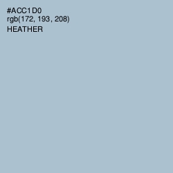 #ACC1D0 - Heather Color Image