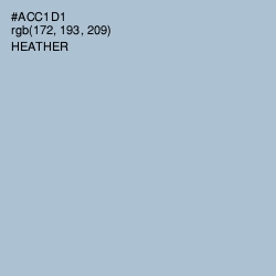 #ACC1D1 - Heather Color Image