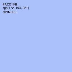 #ACC1FB - Spindle Color Image