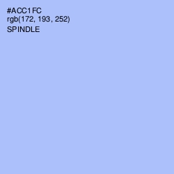 #ACC1FC - Spindle Color Image