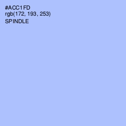 #ACC1FD - Spindle Color Image