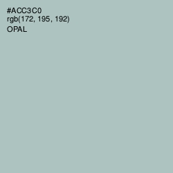 #ACC3C0 - Opal Color Image