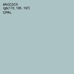 #ACC3C5 - Opal Color Image