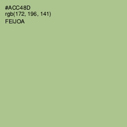 #ACC48D - Feijoa Color Image