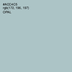 #ACC4C5 - Opal Color Image