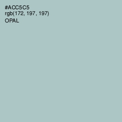 #ACC5C5 - Opal Color Image