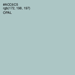 #ACC6C5 - Opal Color Image