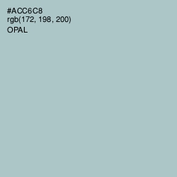 #ACC6C8 - Opal Color Image