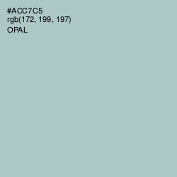#ACC7C5 - Opal Color Image