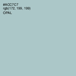 #ACC7C7 - Opal Color Image