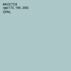 #ACC7C8 - Opal Color Image