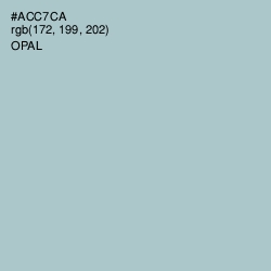 #ACC7CA - Opal Color Image