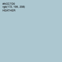 #ACC7D0 - Heather Color Image