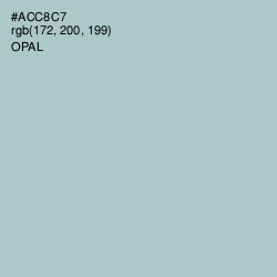 #ACC8C7 - Opal Color Image