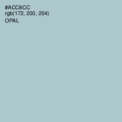 #ACC8CC - Opal Color Image