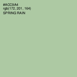 #ACC9A4 - Spring Rain Color Image