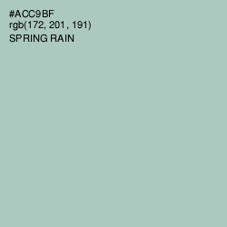 #ACC9BF - Spring Rain Color Image
