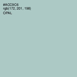 #ACC9C6 - Opal Color Image