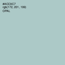 #ACC9C7 - Opal Color Image