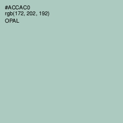 #ACCAC0 - Opal Color Image