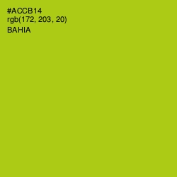#ACCB14 - Bahia Color Image