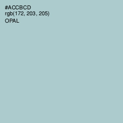 #ACCBCD - Opal Color Image