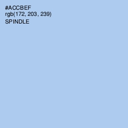 #ACCBEF - Spindle Color Image