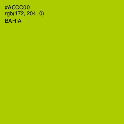 #ACCC00 - Bahia Color Image