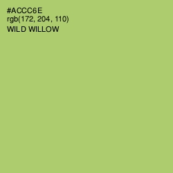 #ACCC6E - Wild Willow Color Image